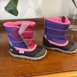 The North Face Kids' Purple and Pink Winter Boots